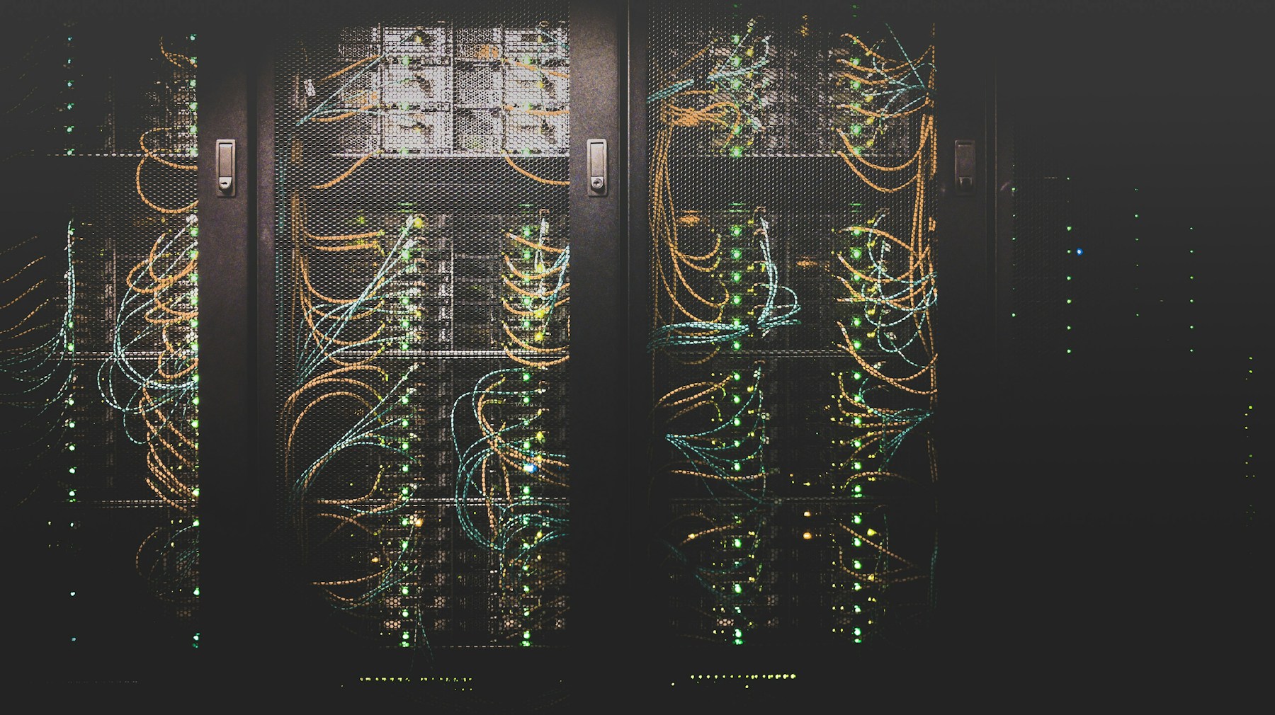 A focused workspace representing secure business systems